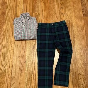 Vineyard Vines Shirt and Blackwatch Pants